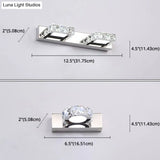 Crystal Circle Vanity Wall Light - Modern Minimalist Style For A Stylish Look