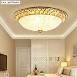 Crystal Led Flush Mount Ceiling Light For Modern Bedroom Décor