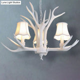 Deer Horn Chandelier Pendant Light For Classic Living Room Decor