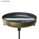 Dining Table Hanging Lights - Floral Shade Pendant Ceiling Lamp In Blue With Tiffany Style Art Glass