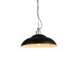 Double Bubble Pendant Lamp - Industrial Black Metal Suspension Lighting For Kitchen