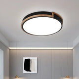 Eye-Caring Slim Drum Led Ceiling Light For Bedroom - Choice Of 3 Sizes In Black Grey Or White