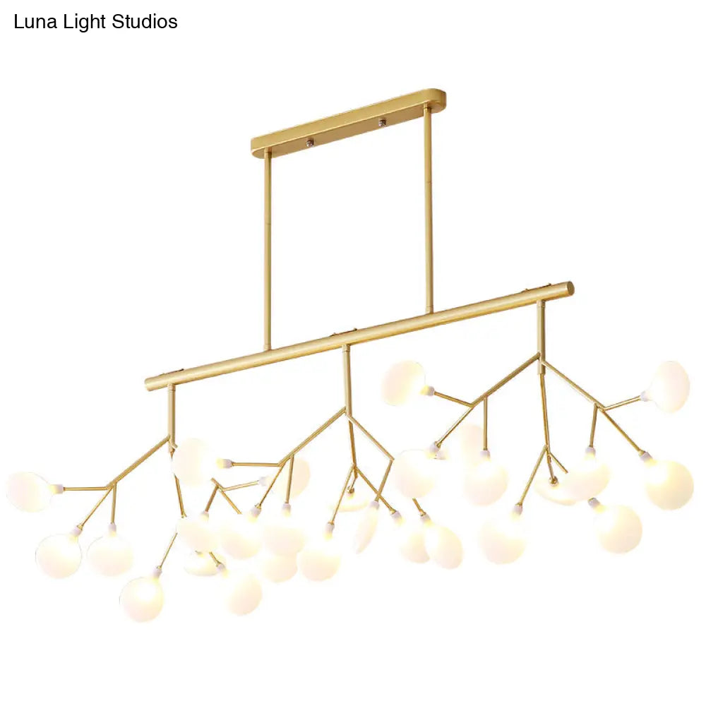 Firefly Island Pendant: Postmodern Metal Ceiling Lamp - 36 Head Suspension For Restaurant