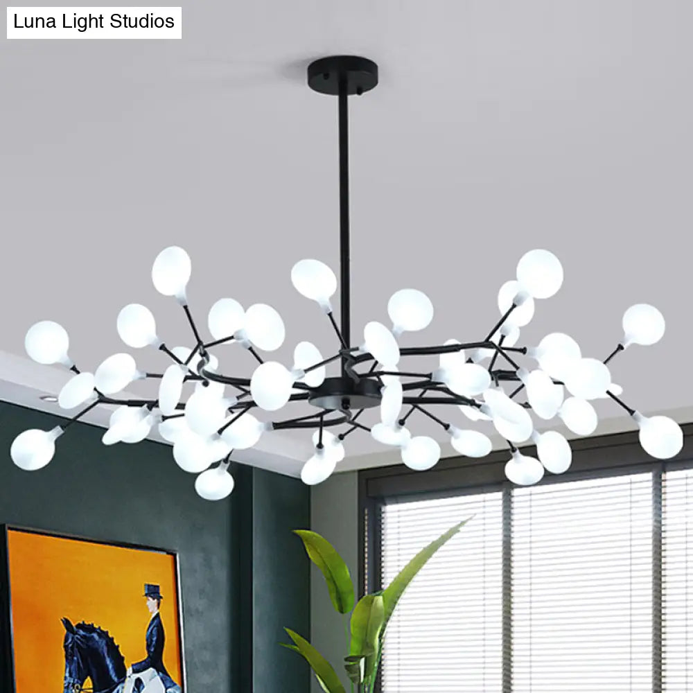 Firefly Led Acrylic Suspension Light - Nordic Style Chandelier Ideal For Living Room