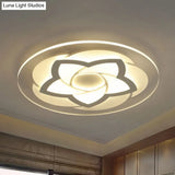 Flower Flush Light Modern Acrylic Ultra Thin Led Ceiling - Ideal For Bedroom 16’/19.5’/23.5’/29.5’ W