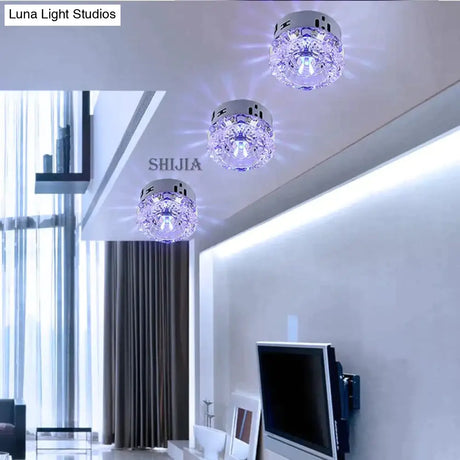 Flush Mount Small Led Ceiling Light For Art Gallery Decoration Front Balcony Lamp Porch Light
