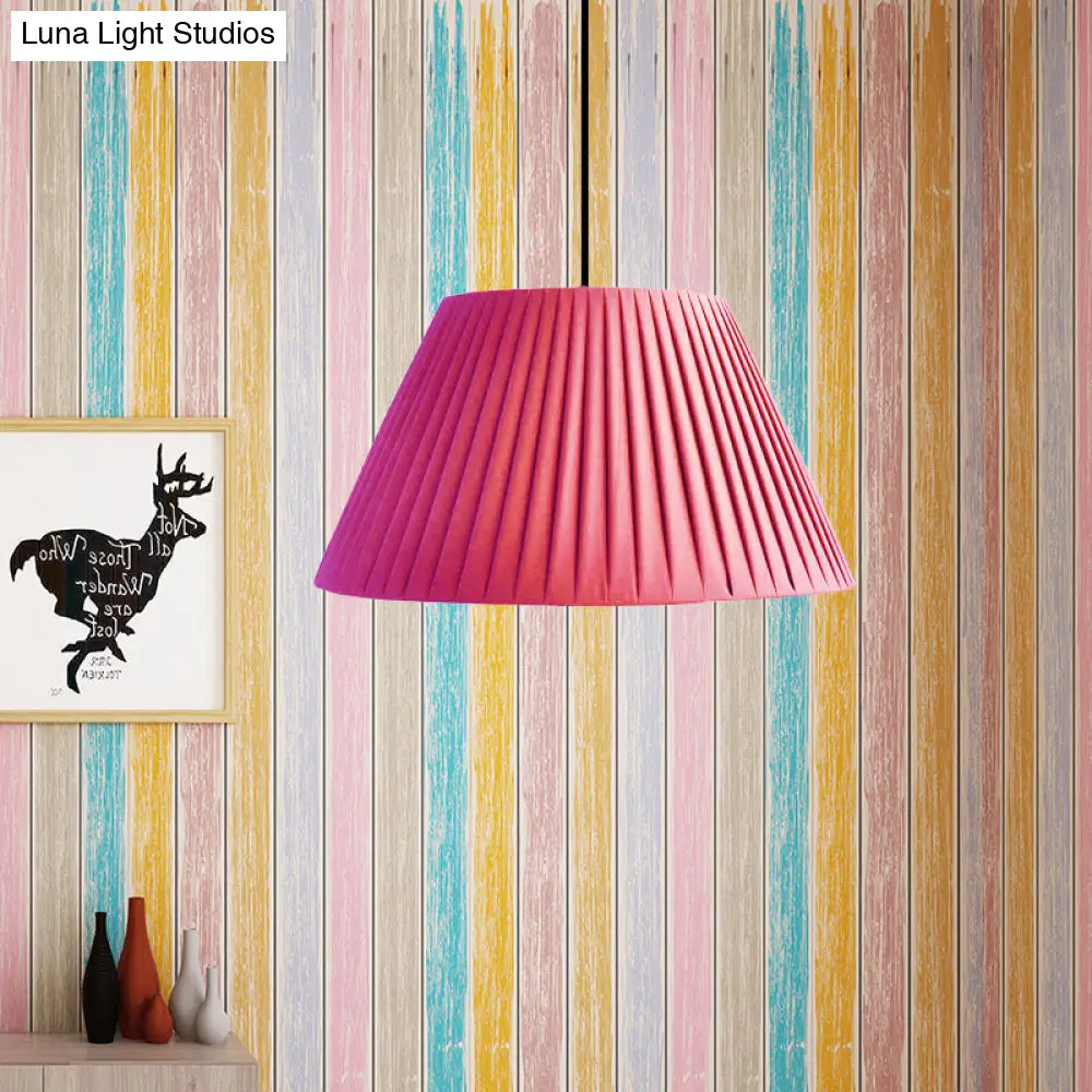 Foldable Fabric Hanging Pendant Lamp - Perfect For Girls Bedroom