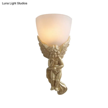 Frosted Glass Bowl Wall Light Fixture With Vintage Charm - Perfect For Living Rooms And Available In