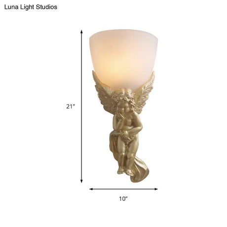 Frosted Glass Bowl Wall Light Fixture With Vintage Charm - Perfect For Living Rooms And Available In