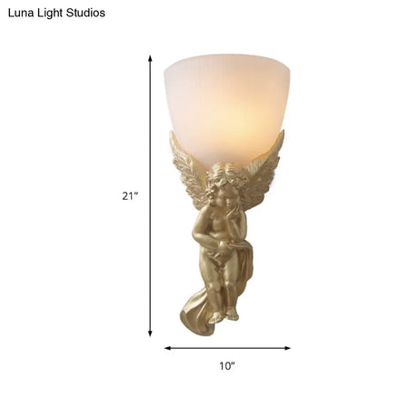Frosted Glass Bowl Wall Light Fixture With Vintage Charm - Perfect For Living Rooms And Available In
