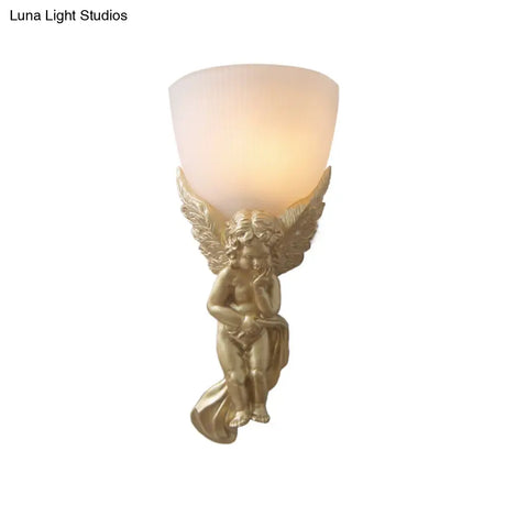 Frosted Glass Bowl Wall Light Fixture With Vintage Charm - Perfect For Living Rooms And Available In