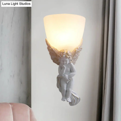 Frosted Glass Bowl Wall Light Fixture With Vintage Charm - Perfect For Living Rooms And Available In
