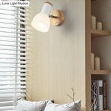 Frosted Glass & Metal Torch Wall Lamp - Contemporary White Study Room Light
