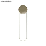 Gold Led Bedroom Wall Mount Light Fixture - Contemporary Oblong Lighting Ideas