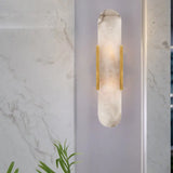 Gold Metal Wall Lamp With Postmodern Design And 1 Light For Living Rooms / C