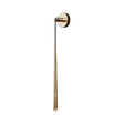 Gold Water Drop Wall Sconce - Modern Stylish Metal Fixture With Integrated Led For Living Room
