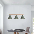 Green Iron Island Pendant With Nordic Design- 3/5 Head Ceiling Light 3 /