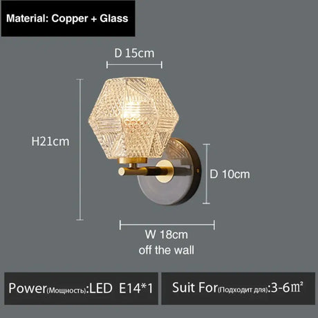 Haleh - Nordic Postmodern Luxury LED Wall Lamp E style / white light Wall Light