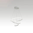 Halo Hanging Acrylic Led Chandelier Pendant Light - Minimalist & Elegant For Restaurants White /