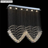 Heart - Shaped Crystal Orb Led Flush Mount Lamp In Chrome - Modern Restaurant Lighting