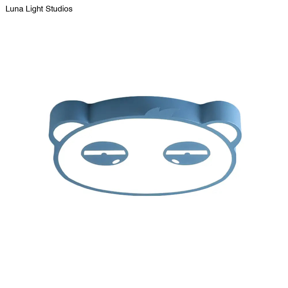 Here Are Two Options: 1. ’Panda Flushmount Nursery Light - Colorful Animal Led Ceiling Lamp’ 2.