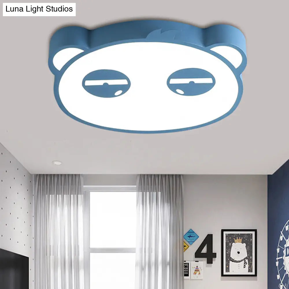 Here Are Two Options: 1. ’Panda Flushmount Nursery Light - Colorful Animal Led Ceiling Lamp’ 2.