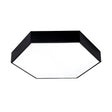 Honeycomb Gym Pendant Iron Led Hanging Light - Nordic Style In Black / B