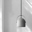 Industrial Gray Dome Pendant Light - Head Cement Ceiling Suspension For Dining Room Grey