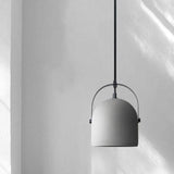 Industrial Gray Dome Pendant Light - Head Cement Ceiling Suspension For Dining Room Grey