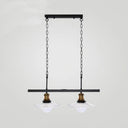 Industrial Metal Pendant Light Fixture For Kitchen Island With White Cone Shades And Chains (2 Or