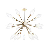 Industrial Stylish Diamond Shape Chandelier Light - 9/12/15-Head Indoor Hanging Fixture With