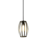 Iron Hanging Pendant Light With Black Industrial Design - Perfect For Dining Rooms Or Suspended