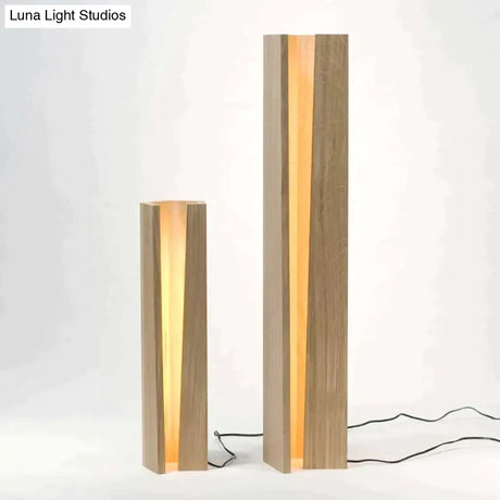 Japanese-Style Solid Wood Decoration Floor Lamps Standing Staande Lamp Led Nordic Ming Height 37Cm