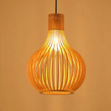 Japanese Wood Single-Bulb Pendant Ceiling Light - Stylish Shade & Ideal For Restaurants / B