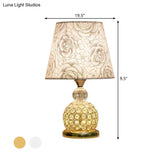Julia - Modern Crystal Embedded Ball Bedroom Table Light