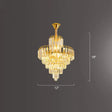K9 Crystal Cone Shaped Hanging Light: Modern & Luxurious Chandelier For Restaurants Clear / 12’