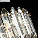 K9 Crystal Drum Flush Light - Elegant 6 - Bulb Ceiling Fixture For Bedroom