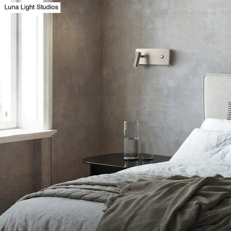 Kane | Nickel LED Dimmable Reading Wall Light Wall Lamp
