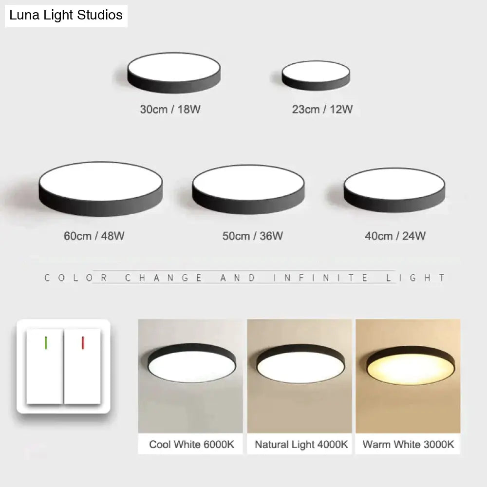 Karli - Nordic LED Ceiling Lights Ultra Thin Modern Ceiling Lighting Ceiling