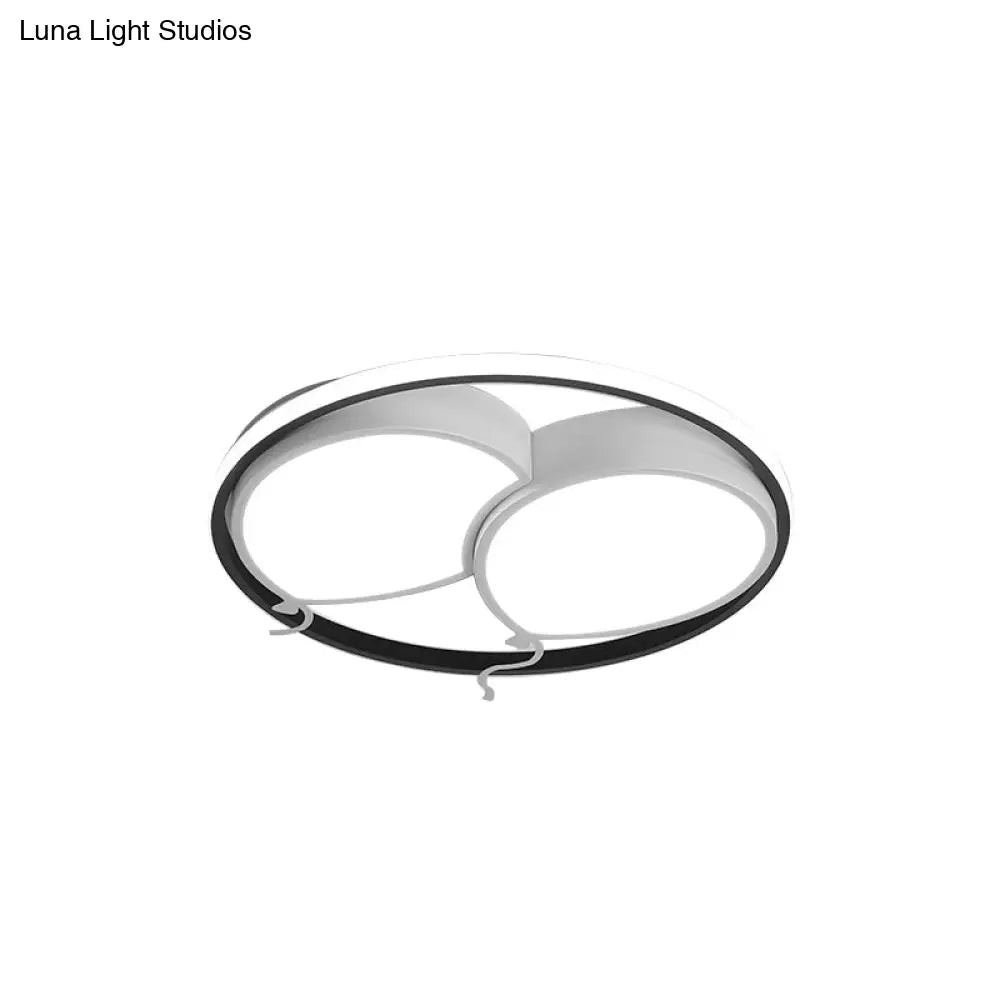 Kids Balloon Ceiling Mount Light - Acrylic Led Lamp For Nursing Room