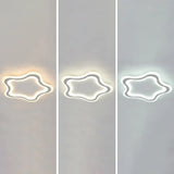 Kids’ Cartoon Acrylic Led Flushmount Ceiling Light With White Pentacle Design / 21’ Third Gear