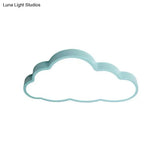 Kids Room Cartoon Led Acrylic Cloud Flushmount Ceiling Lamp