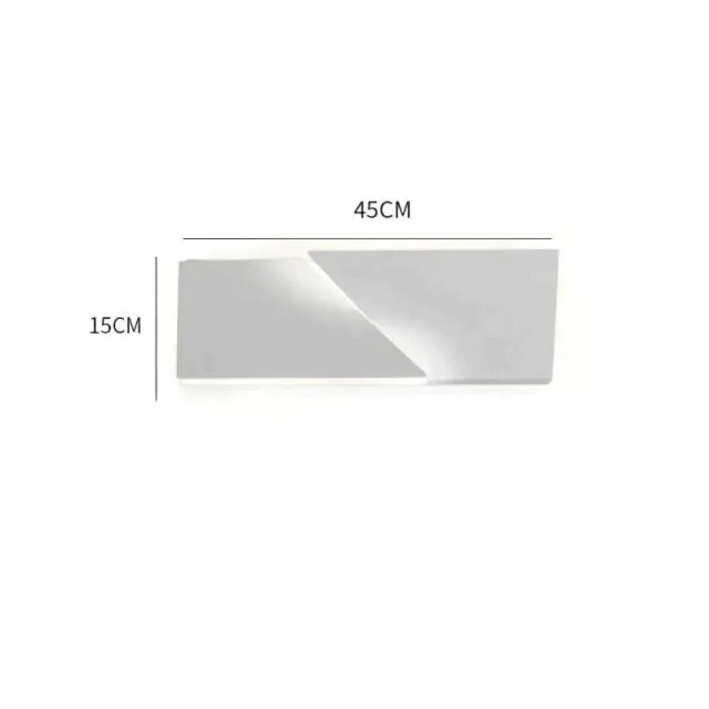 Leanne | Geometric Wall Lamp 45x15x14 8W / Warm White (2700-3500K) Wall Lamp