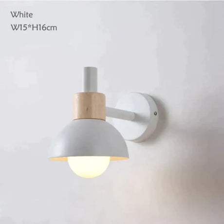 Leanne | Wooden Wall Lamp White Wall Lamp