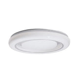 Led Bedroom Flushmount Ceiling Lamp Modern Black And White Circle Acrylic Shade Warm/White Light