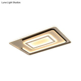 Led Ceiling Lamp - Simple Style Acrylic Ultrathin Flush Mount In Warm Or White Light