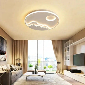 Led Ceiling Light Modern Nature Sunrise Design For Living Room Bedroom Kitchen Dining Lighting