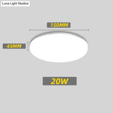 Led Ceiling Lights Lamps Light 15W 20W 30W 50W Surface Mounted Fixtures Lighting For Living Room