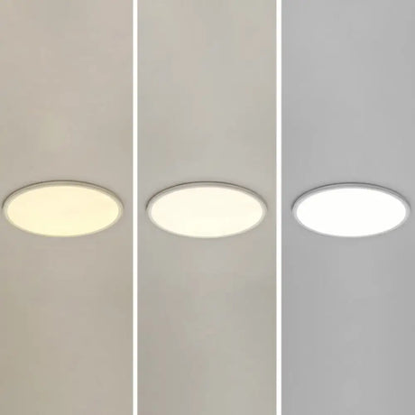 Led Ceiling Mount Fixture - Ultrathin & Simple Acrylic Flushmount Lighting In White / 16’ Third Gear