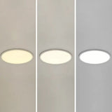 Led Ceiling Mount Fixture - Ultrathin & Simple Acrylic Flushmount Lighting In White / 23.5’ Third